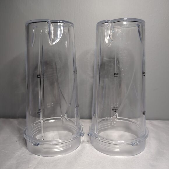 Pair of Ninja Replacement 16oz Blender Cup with Sip and Seal Lids Measurements - Picture 6 of 11